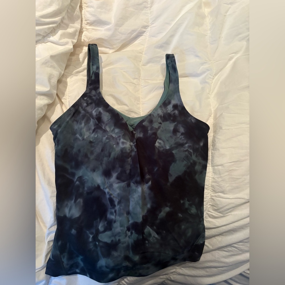 Lululemon Align Tank Top Diamond Dye Silver Graphite Gray Womens 6